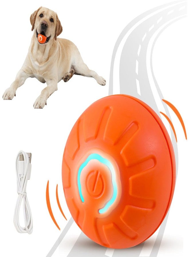 Qpets® Small Dog Ball, Dog Chew Toys, Rubber Toys for Dogs, Interactive Bouncing Toy with Cool Lighting Ideal for Indoor and Outdoor (Relieves Anxiety, with USB Cable) - Image 1